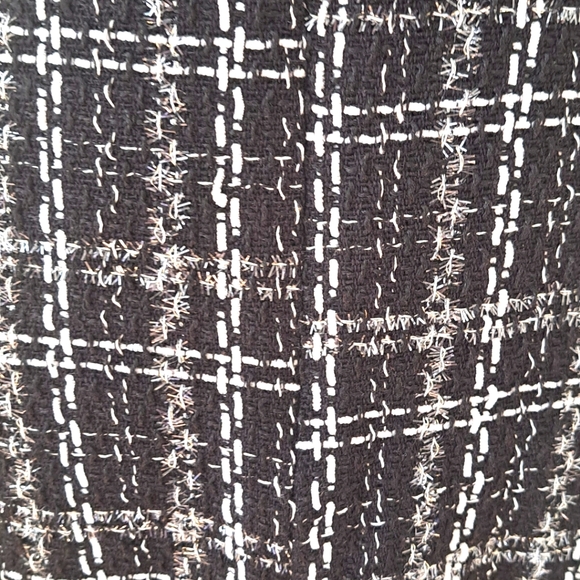 NWOT- Shein Women's Black And White Tweed Dress, Size 1X. - Picture 6 of 9